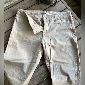 Khaki Refuge Size 14 Spandex Jeans. Stretchy and comfortable.